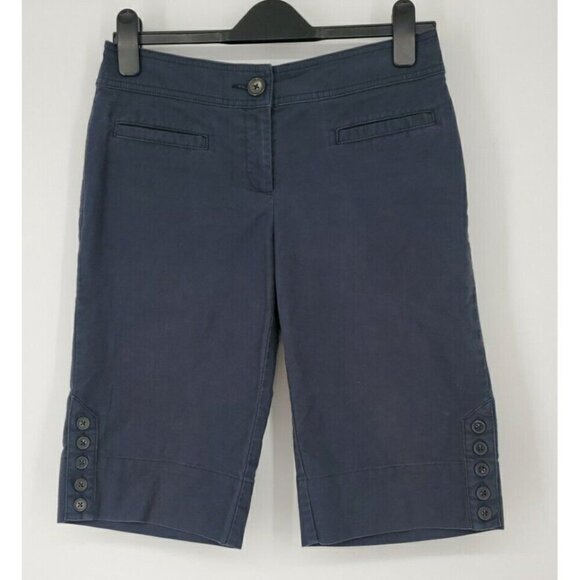 Cabi Bermuda 'Marine' Navy Shorts Size 4 Mid Rise NWT - Picture 4 of 13